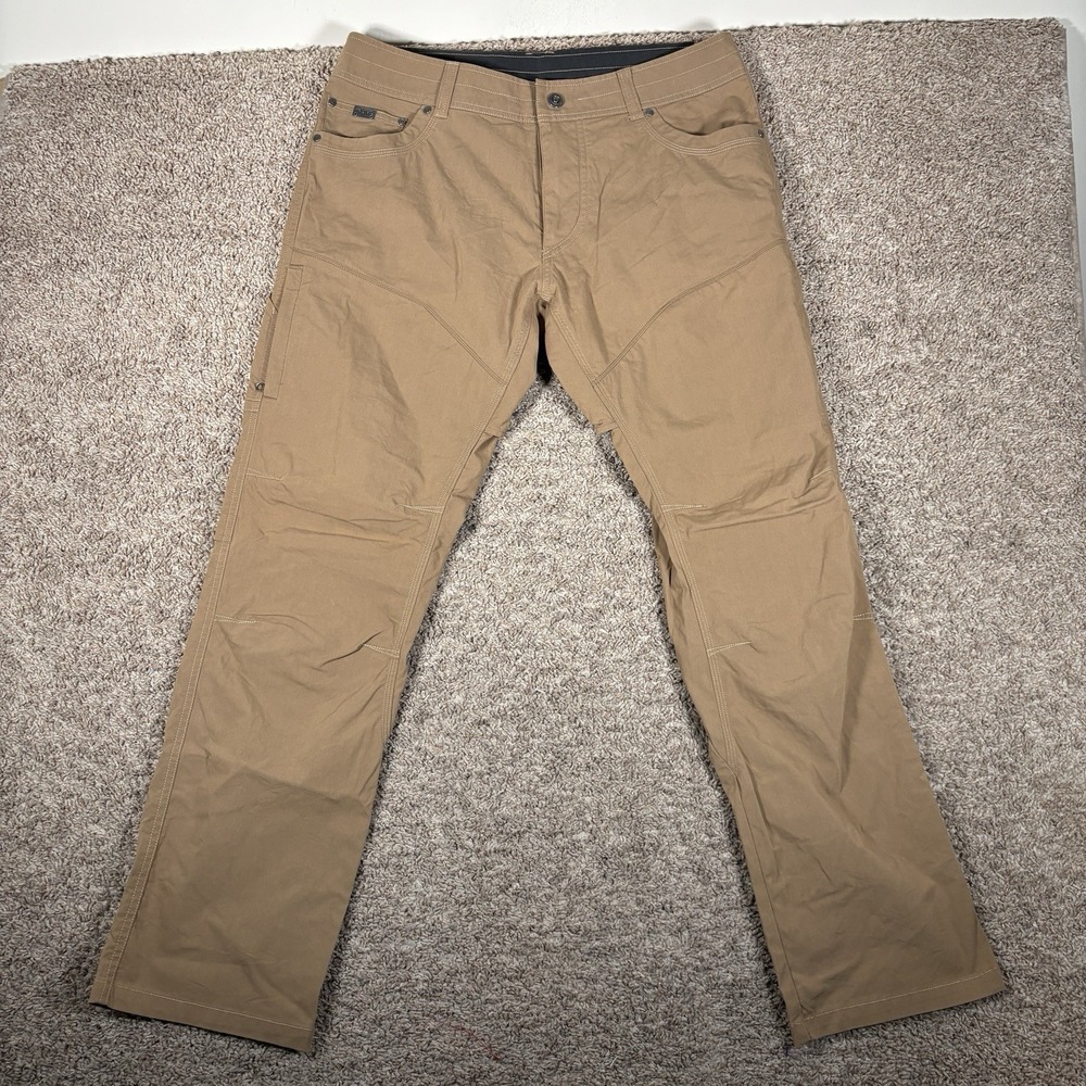 Kuhl Konfidant Air Pants Trousers Brown Vented Outdoors 5098 35X32 JBHS